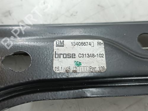 Front right window mechanism OPEL ASTRA K (B16) 1.6 CDTi (68) | BP29314543C23 