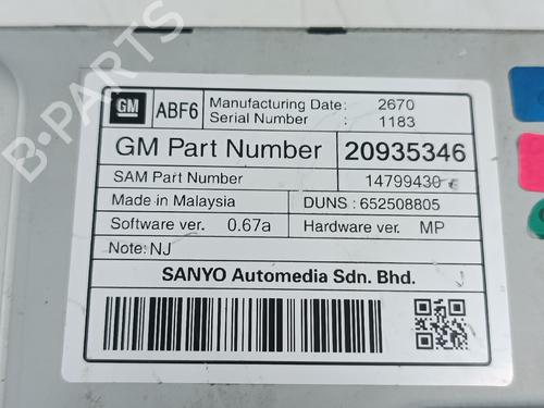 Display monitor OPEL INSIGNIA A (G09) 2.0 CDTI (68) | BP29629683C48