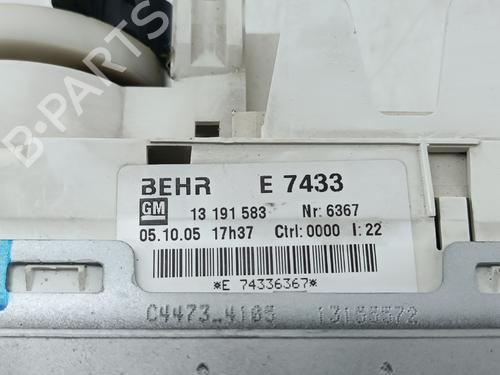 Climate control OPEL MERIVA A MPV (X03) 1.3 CDTI (E75) | BP29737319I5 