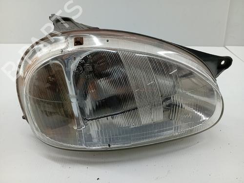 Used Right headlight OPEL CORSA B (S93) 1.4 i 16V (F08, F68, M68) (90 hp) 29942760