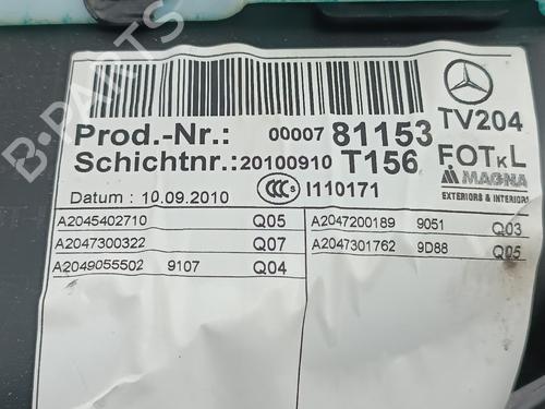 Rear left panel MERCEDES-BENZ C-CLASS T-Model (S204) C 220 CDI (204.208) | BP30272307C60