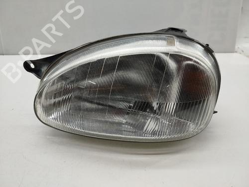 Used Left headlight OPEL CORSA B (S93) 1.5 TD (F08, F68, M68) (67 hp) 30545521