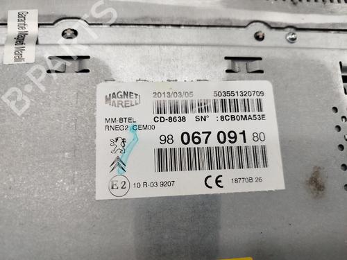 Radio CITROËN DS5 2.0 HDi 200 Hybrid4 All-wheel Drive | BP31051856E6