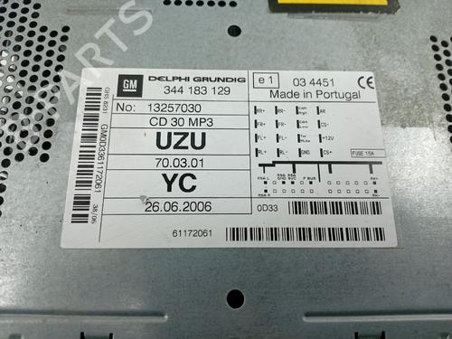 Radio OPEL CORSA D (S07) 1.3 CDTI (L08, L68) | BP32060813E6 - Image 2