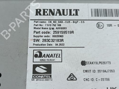 Radio RENAULT CAPTUR II (HF_) | BP32237976E6