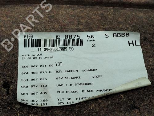 Rear left panel VW GOLF VI (5K1) 1.6 TDI | BP34604824C60  - Image 8