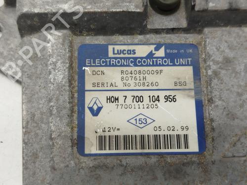 Engine control unit (ECU) RENAULT CLIO II Hatchback Van (SB0/1/2_) 1.9 D (SB0E) | BP37234994M57 - Image 2