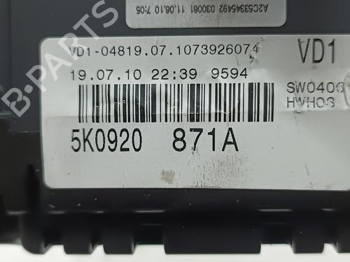 Instrument cluster VW GOLF VI Variant (AJ5) 1.6 TDI | BP39538893C47 - Image 2