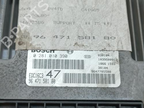 Engine control unit (ECU) PEUGEOT 307 (3A/C) 1.4 HDi | BP39959344M57 - Image 3