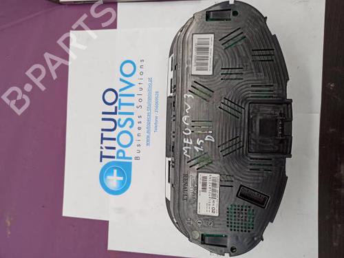 Kombiinstrument RENAULT MEGANE III Hatchback (BZ0/1_, B3_)  | BP17244753C47 