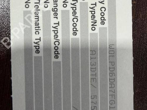 Used Parts OPEL ASTRA J Hatchback Van (P10) 1.3 CDTi (68) (95 hp) 4438629