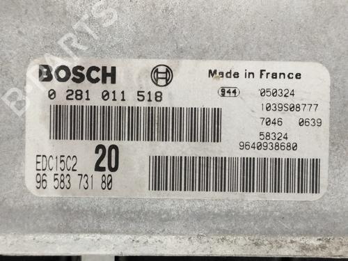 Motorstyringsenhet CITROËN XSARA PICASSO (N68) 2.0 HDi | BP29908058M57