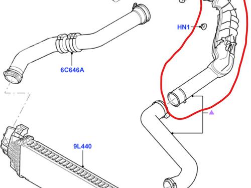 Pipe FORD MONDEO IV (BA7) 2.0 TDCi | BP31799038M125