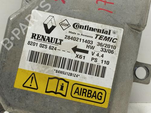 ECU airbags RENAULT KANGOO / GRAND KANGOO II (KW0/1_) 1.5 dCi 70 (KW0V, KW0A) | BP22436246M53 