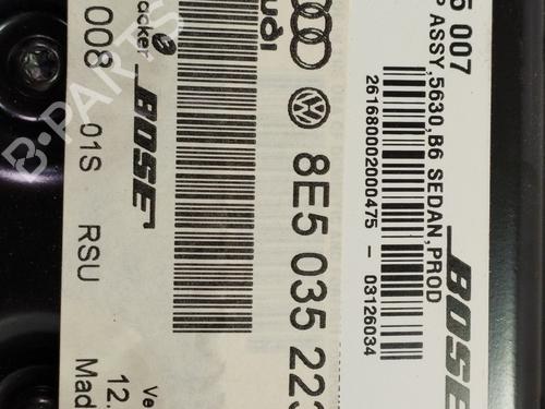 Electronic module AUDI A4 B6 (8E2) 2.4 | BP29908086M83