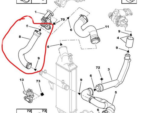 Rør CITROËN C8 (EA_, EB_) 2.2 HDi | BP32289332M125
