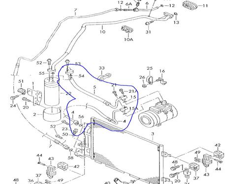 AC pipe VW PASSAT B5.5 (3B3) 2.0 | BP33715048M126 - Image 2