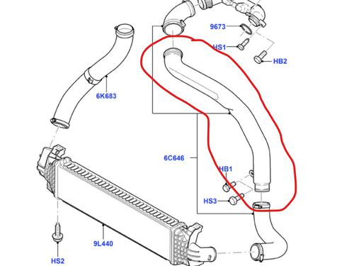 Pipe FORD FOCUS II (DA_, HCP, DP) 1.6 TDCi | BP33114202M125 - Image 2