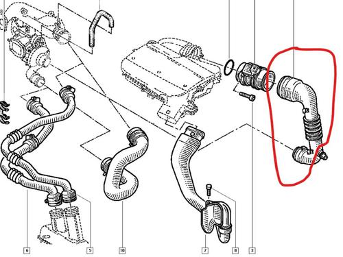 Used Pipe RENAULT SCÉNIC I MPV (JA0/1_, FA0_) [1999-2010]  33173158