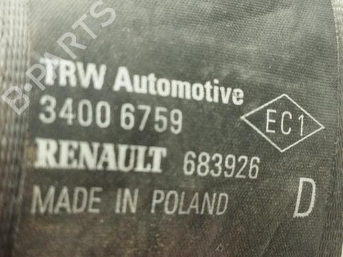 Front right seatbelt RENAULT CLIO III (BR0/1, CR0/1)  | BP28716421I25 