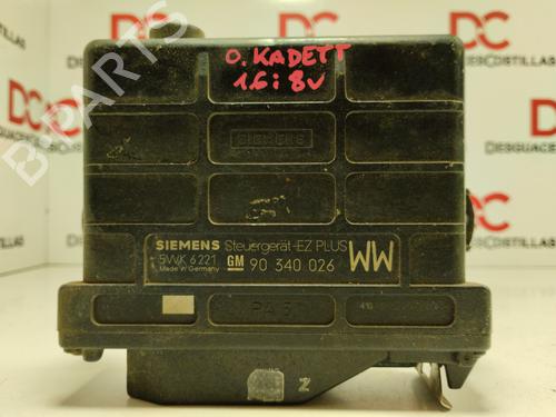 Used Engine control unit (ECU) OPEL KADETT E Hatchback (T85) 1.6 i (C08, C48, D08, D48) (75 hp) 17409251