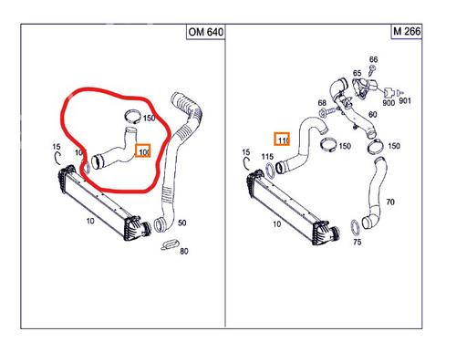 pipe-mercedes-benz-a-class-w169-2004-2005-2006-2007-2008-2009-2010-2011-2012-31799047 main image