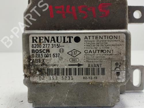 ECU airbags RENAULT CLIO II (BB_, CB_)  | BP27392859M53 