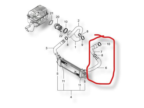 Pipe SSANGYONG RODIUS I 2.7 Xdi | BP39684052M125 - Image 2