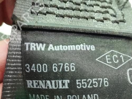 Rear left seatbelt RENAULT CLIO III (BR0/1, CR0/1)  | BP28180265I29 