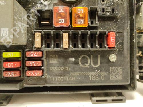 Fuse box OPEL ASTRA J (P10)  | BP17412181E1 