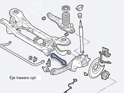 Querlenker rechts vorne VOLVO S40 II (544) 1.6 D | BP30504821M13