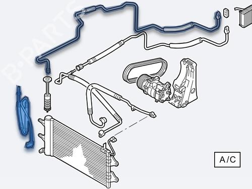 AC pipe SEAT IBIZA III (6L1)  | BP28180593M126 