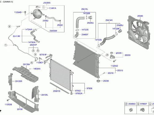 Pipe HYUNDAI TUCSON SUV Van (TLE)  | BP17426219M125 
