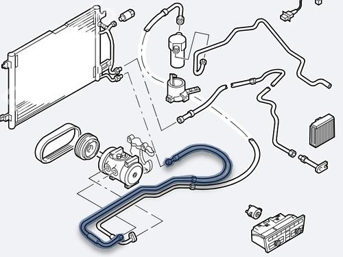 AC pipe AUDI A6 C6 (4F2) 3.0 TDI quattro | BP33465934M126 - Image 2