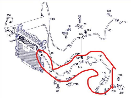 Used Pipe MERCEDES-BENZ B-CLASS Sports Tourer (W245) [2005-2011]  31370027