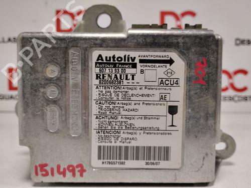 ECU airbags RENAULT MEGANE II (BM0/1_, CM0/1_) 1.5 dCi (BM1E, CM1E) | BP17415734M53 