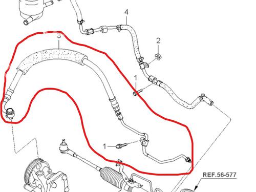 Pipe KIA PICANTO I (SA) 1.1 | BP31799015M125