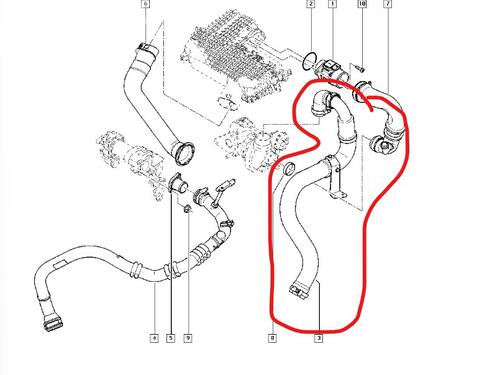 Used Pipe RENAULT KANGOO Express (FC0/1_) 1.5 dCi (FC1E) (68 hp) 32361473