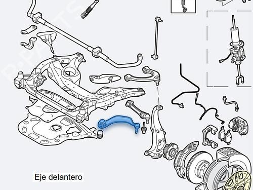 Right front suspension arm BMW 5 (F10) 520 d | BP21843341M13 