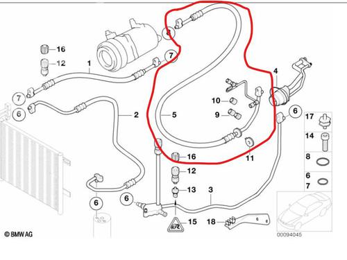 AC pipe BMW 3 Compact (E46) | BP33714970M126 - Image 2
