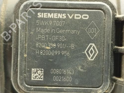 Mass air flow sensor RENAULT CLIO III (BR0/1, CR0/1)  | BP28367096M95 