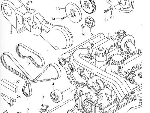 Used Timing cover AUDI A6 C5 (4B2, 4B4) [1997-2005]  29290011