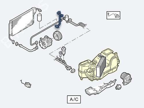 AC-rør VW GOLF IV (1J1) [1997-2008]  30572814