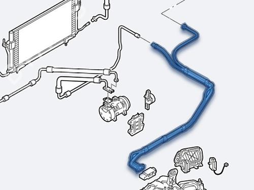 AC pipe CITROËN XSARA Break (N2) 2.0 HDI 90 | BP28088352M126 