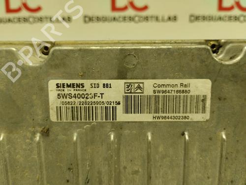 Engine control unit (ECU) CITROËN XSARA (N1) 2.0 HDi 90 | BP17412203M57 