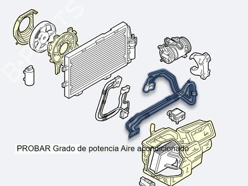 AC pipe OPEL COMBO Box Body/MPV  | BP28180600M126 