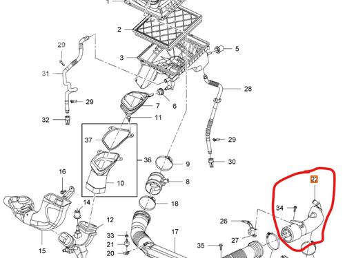 Pipe CHEVROLET CRUZE (J300) 2.0 CDI | BP30049947M125