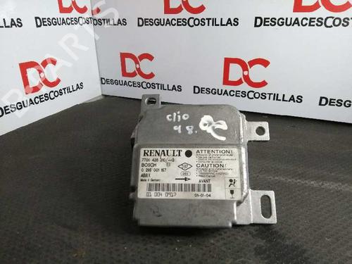 Kollisjonspute styreenhet RENAULT CLIO II (BB_, CB_) 1.2 (BB0A, BB0F, BB10, BB1K, BB28, BB2D, BB2H, CB0A,... (58 hp) 17396117