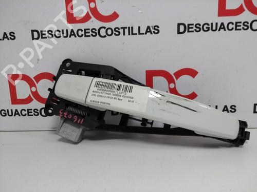 Used Rear left exterior door handle OPEL CORSA D (S07) 1.2 (L08, L68) (80 hp) 17400779