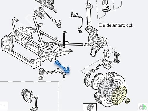 Left front suspension arm BMW X1 (E84) sDrive 18 d | BP23898497M12 